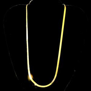 Vontage 20 Inch 14k Yellow Gold Herringbone Chain Necklace 6.16g